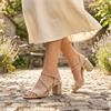 MARCO TOZZI 28300 SANDAL - PLATINUM